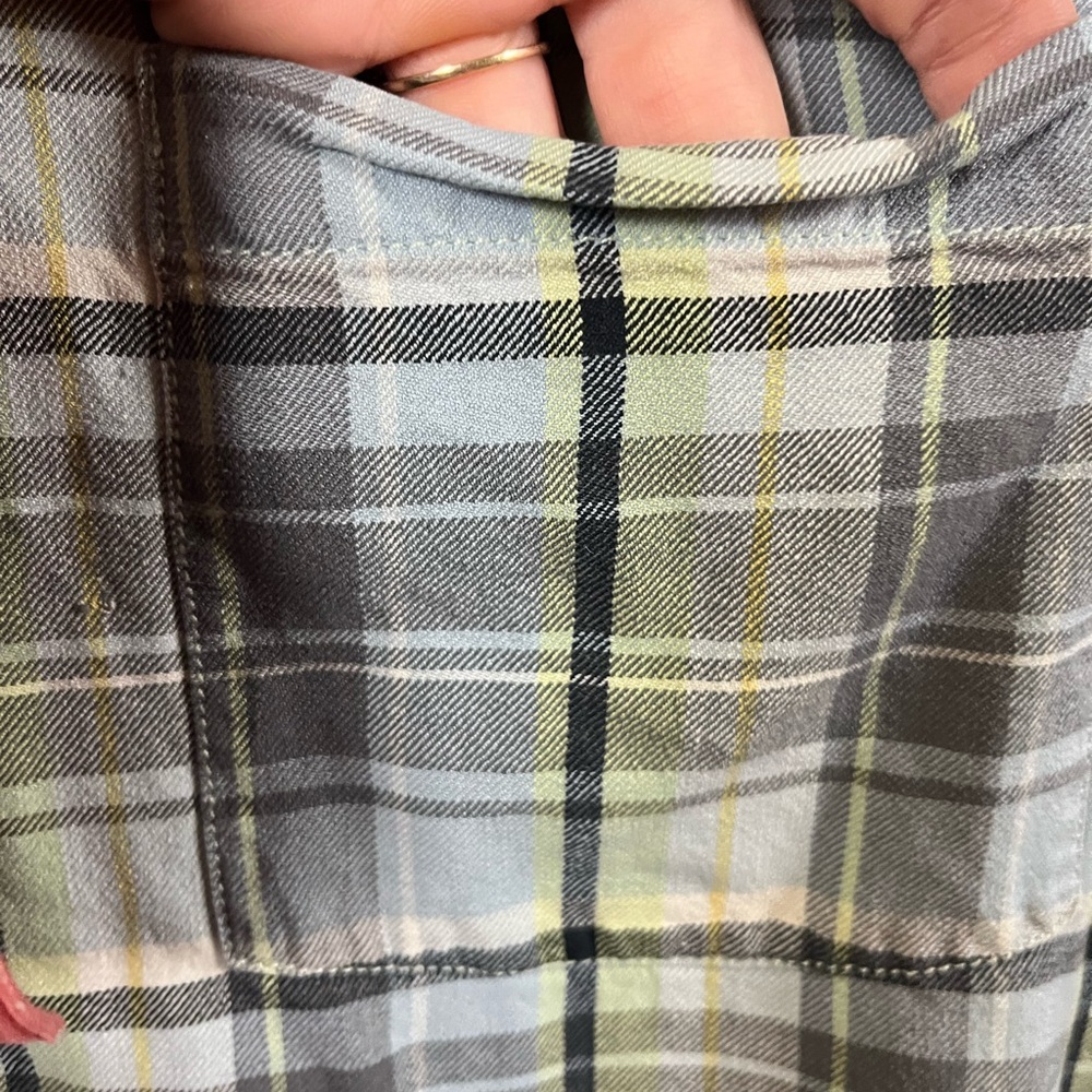 Tommy Bahama Men’s 100% Silk Plaid Short Sleeve Button‎ Down Shirt- Size XL - Picture 5 of 7